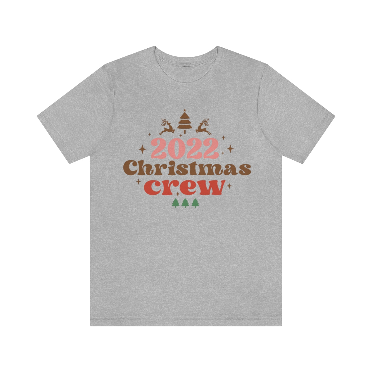 2022 Christmas Crew Family Christmas Reindeer Tshirt