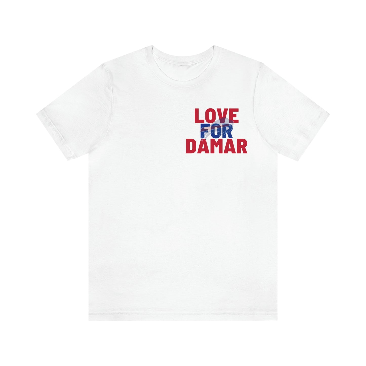 Love for Damar Hamlin Buffalo Bills Hamlin Strong Love for #3 Unisex Jersey Short Sleeve Tee