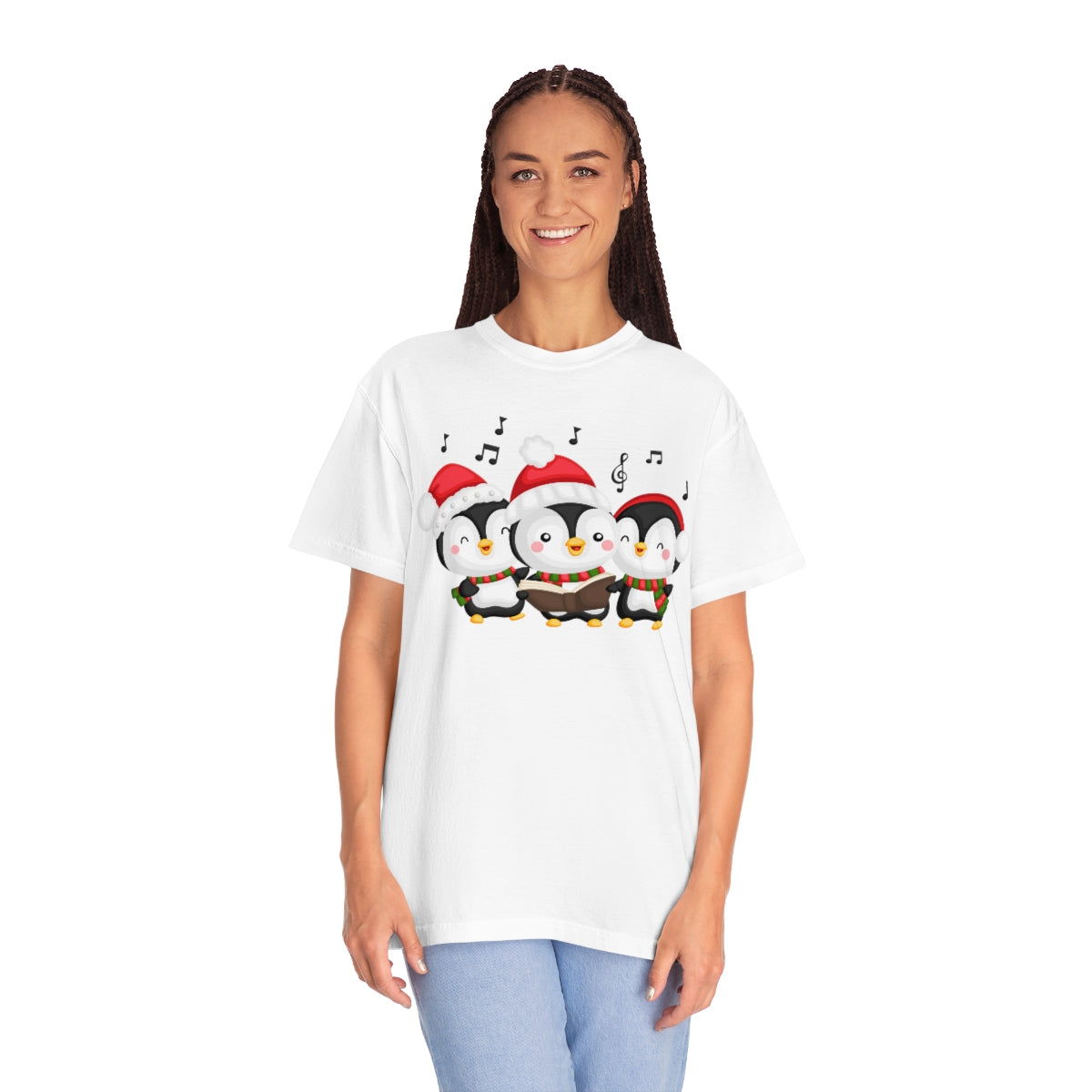 Cheerful Singing Penguins Christmas Holiday Xmas TShirt