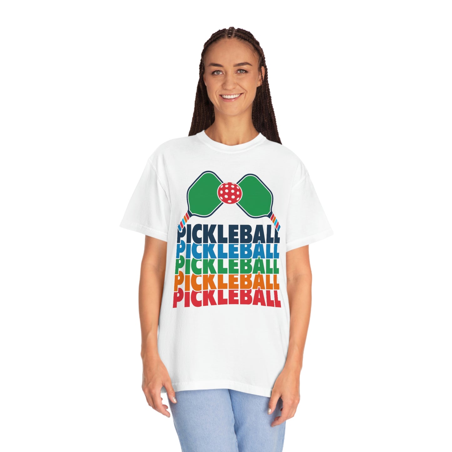 Pickleball Rackets Vintage Retro Design Tshirt