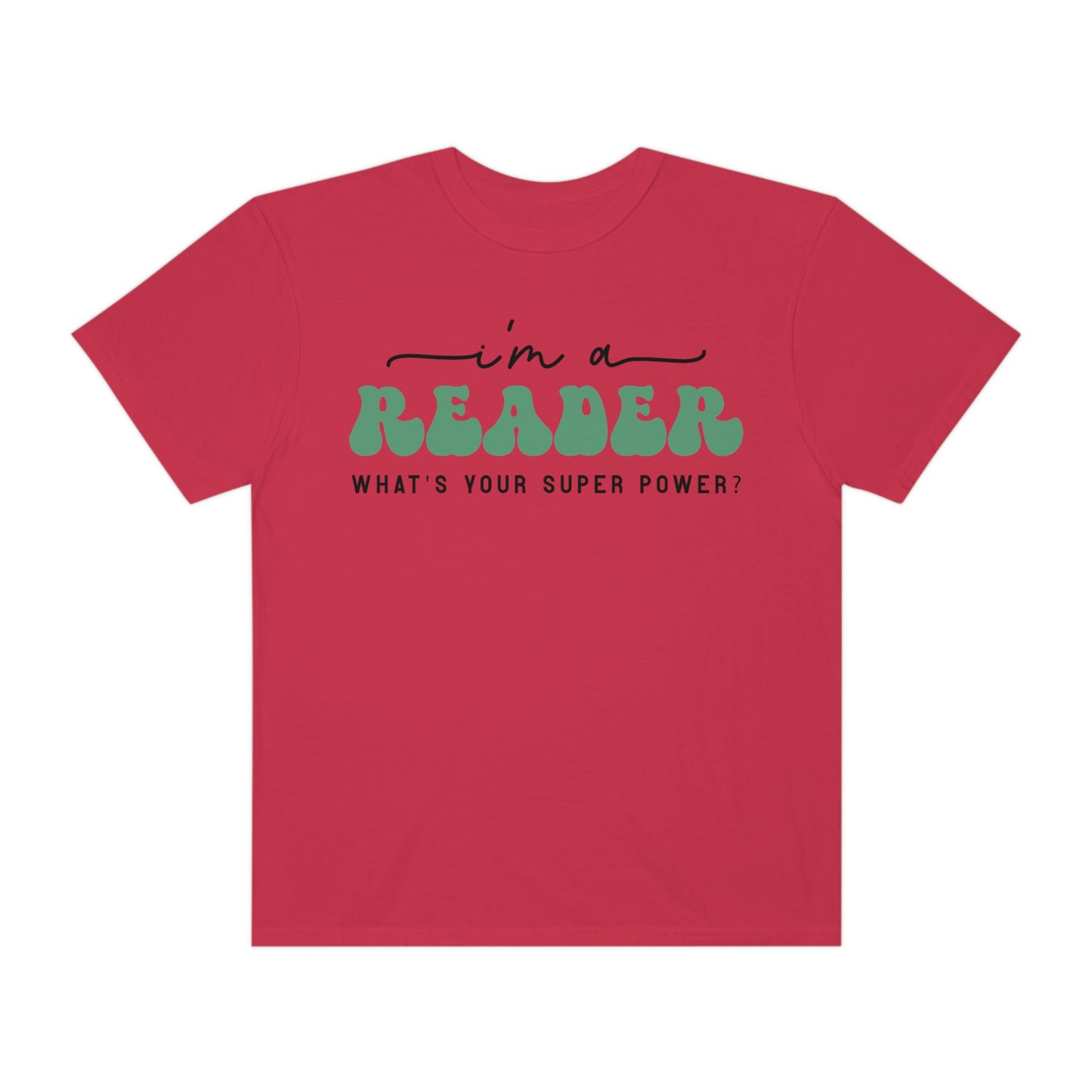 "I'm a Reader What's Your Superpower?" Retro Vintage Style Reading Books Tshirt