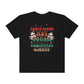 Santa Claus Hot Cocoa & Christmas Movies Retro Christmas Tshirt
