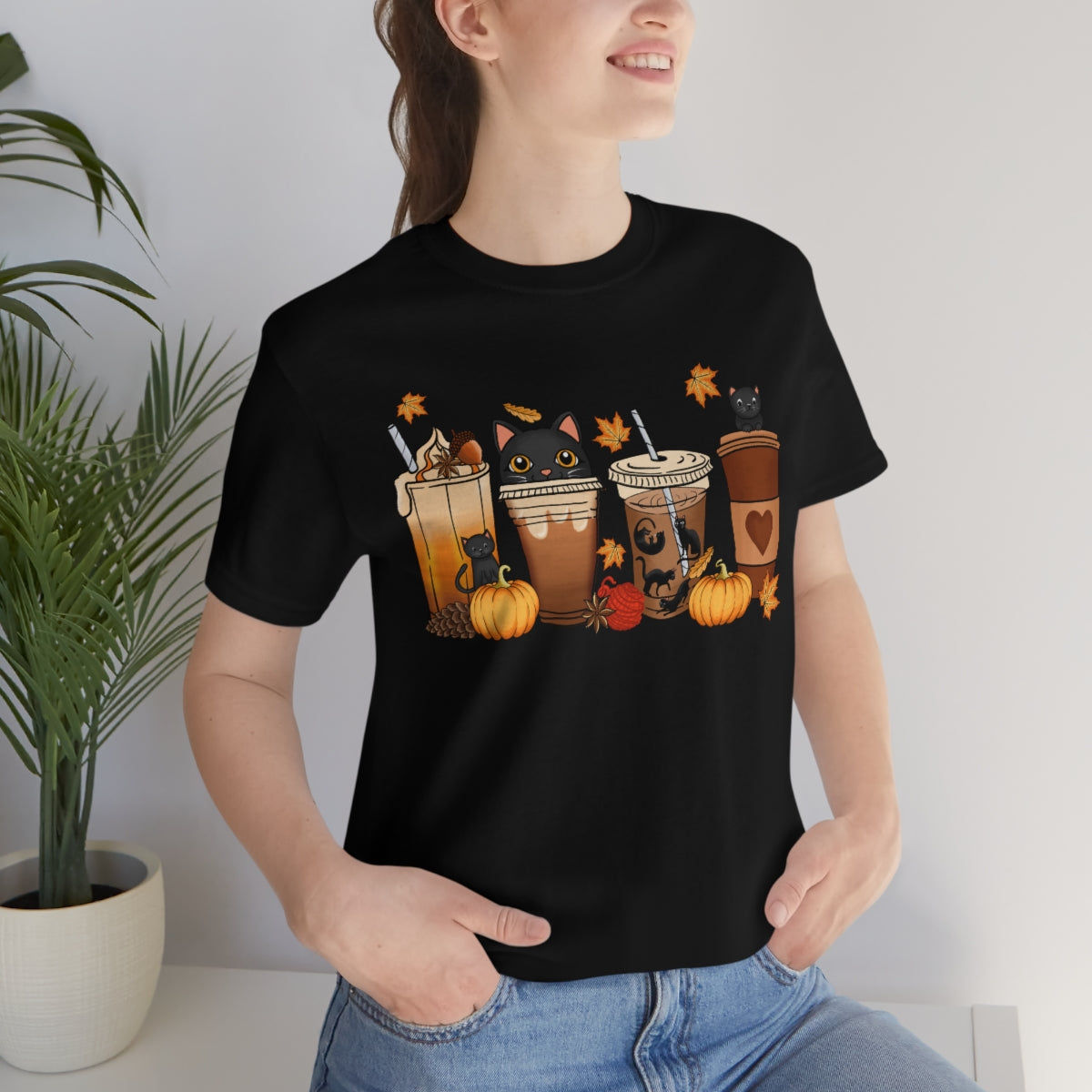 Nightmare Before Coffee Shirt, Black Cats, Funny Coffee Shirt, Coffee Lover Gift, Coffee Addict Shirt on Unisex Jersey Short Sleeve Tee