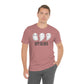 Three Ghosts Cute Happy Halloween Tshirt, Funny TShirt Design on Unisex Jersey Short Sleeve Tee