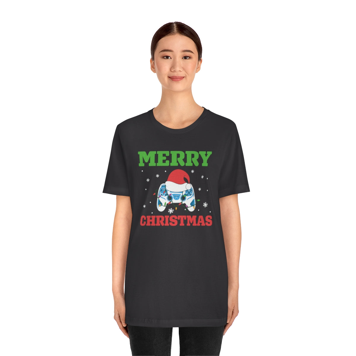 Video Game Controller Merry Christmas Holiday Tshirt