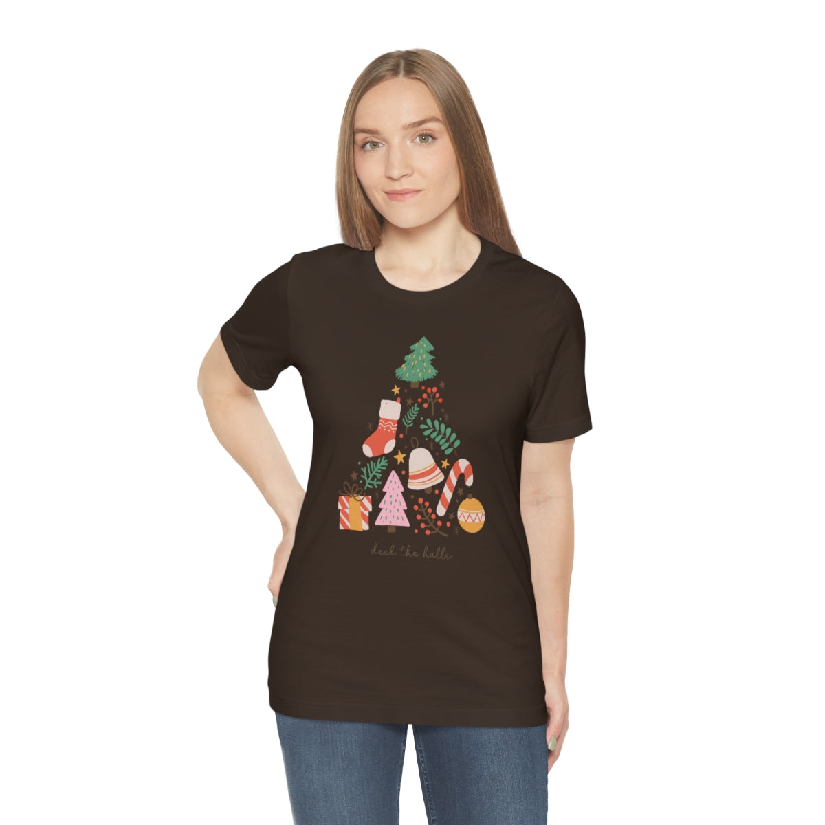 Deck the Halls Beautiful Christmas Tree Tshirt