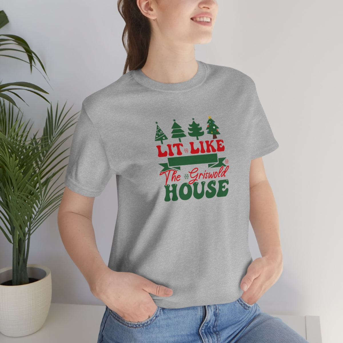 Lit Like the Griswold House Funny Christmas TShirt