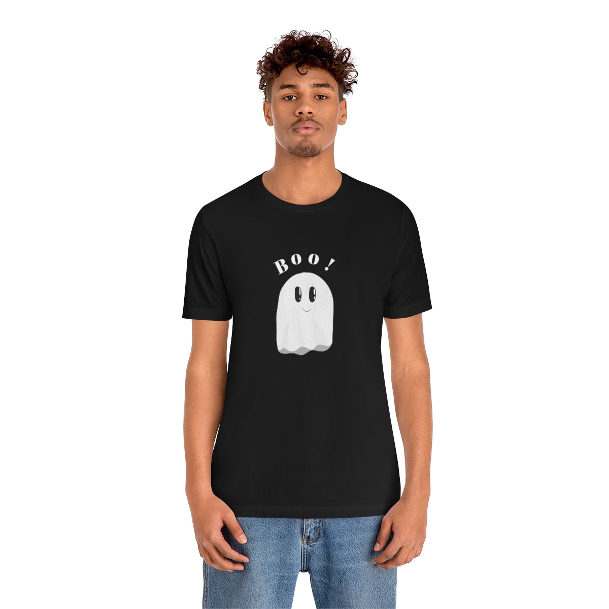 Cool Boo Ghost Design Unisex Jersey Short Sleeve Tee