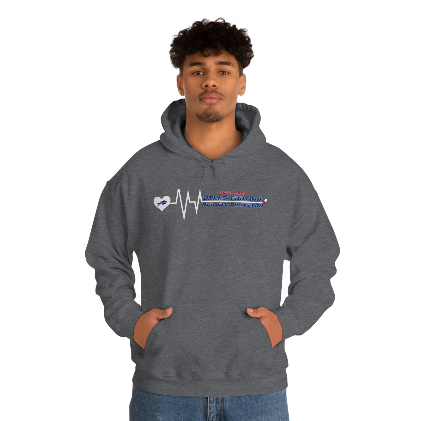 2022-2023 Buffalo Bills Football Season Survivor Bills Mafia Football Hooded Sweatshirt