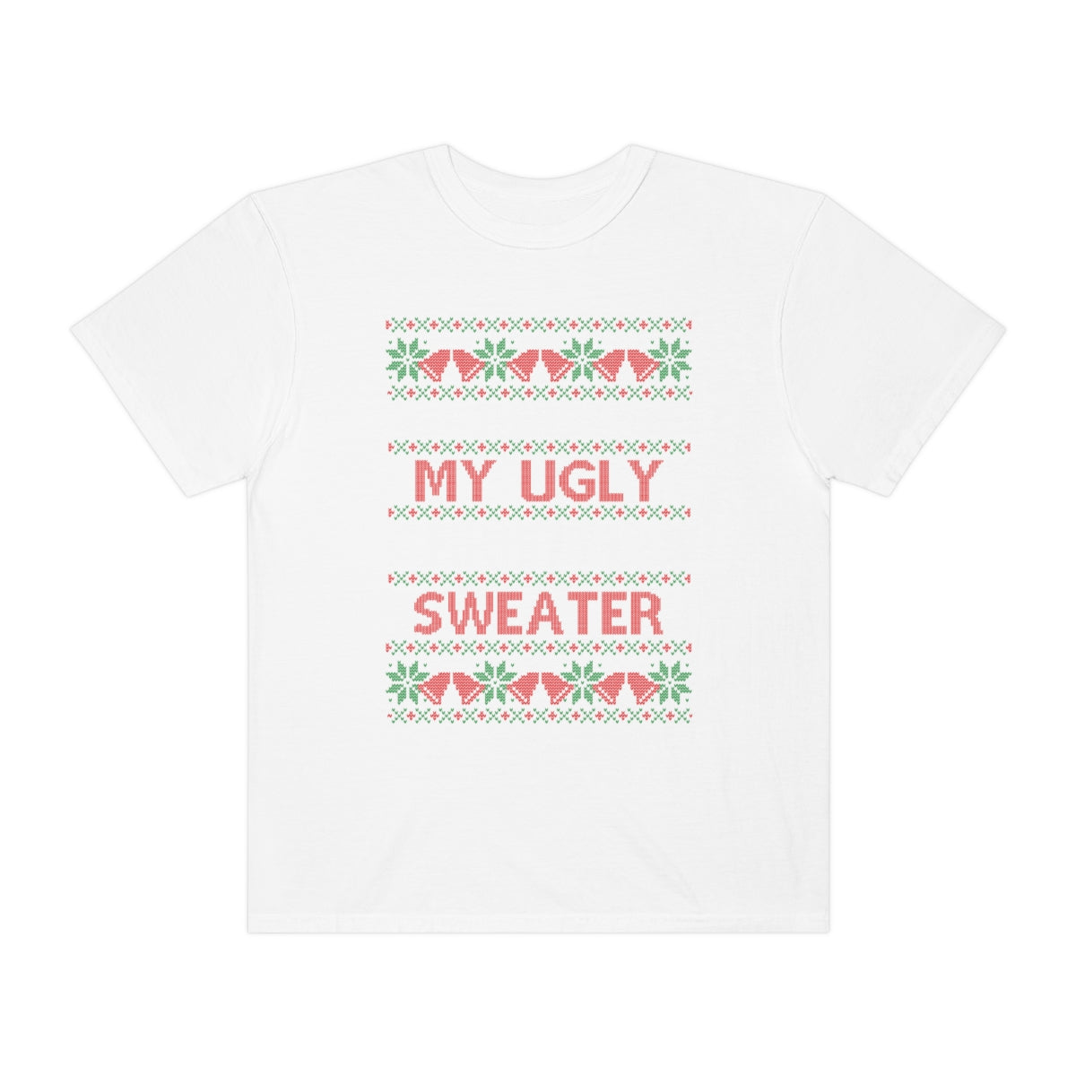 Ugly Christmas Sweater Retro Style Christmas Tshirt