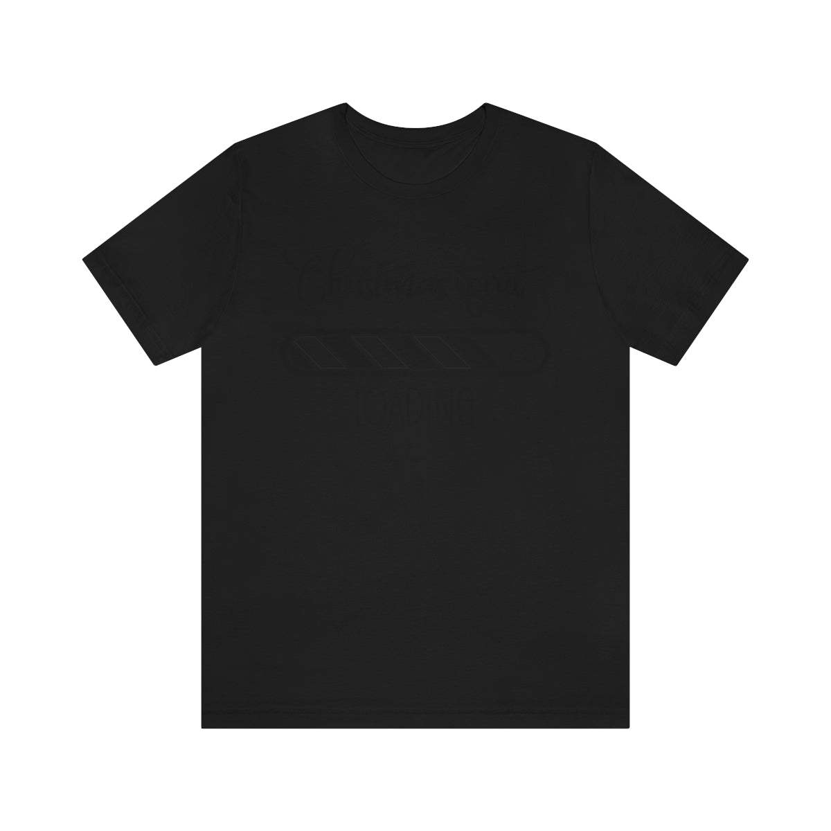 Christmas Spirit Loading Black Tshirt