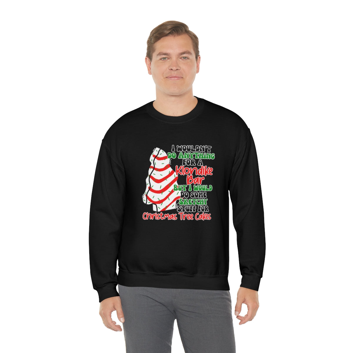 Tasty Christmas Cake Xmas Holiday Sweatshirt