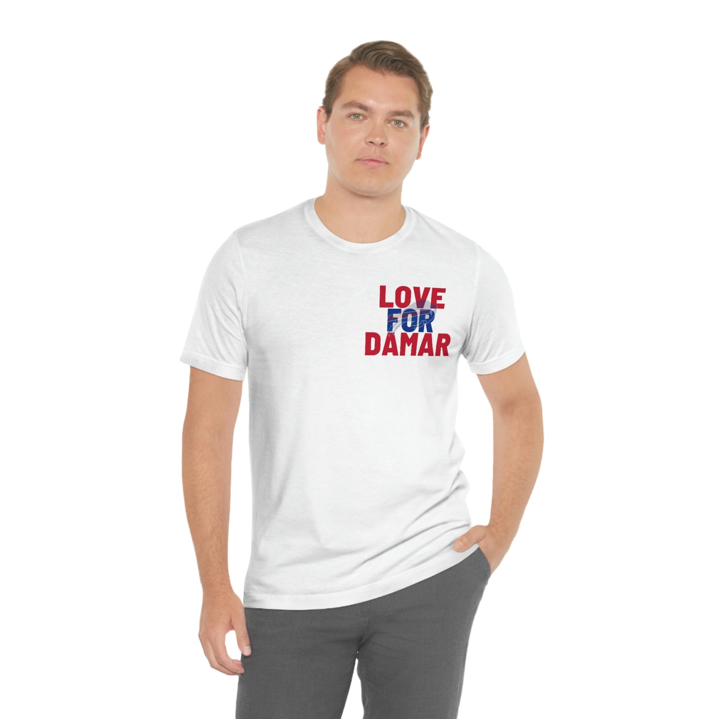 Love for Damar Hamlin Buffalo Bills Hamlin Strong Love for #3 Unisex Jersey Short Sleeve Tee