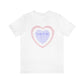 Cute Heart Thanksgiving Tshirt Design | Thanksgiving TShirt | Thanksgiving T-Shirt | Thanksgiving Teeshirt Design on Unisex Jersey Short Sleeve Tee