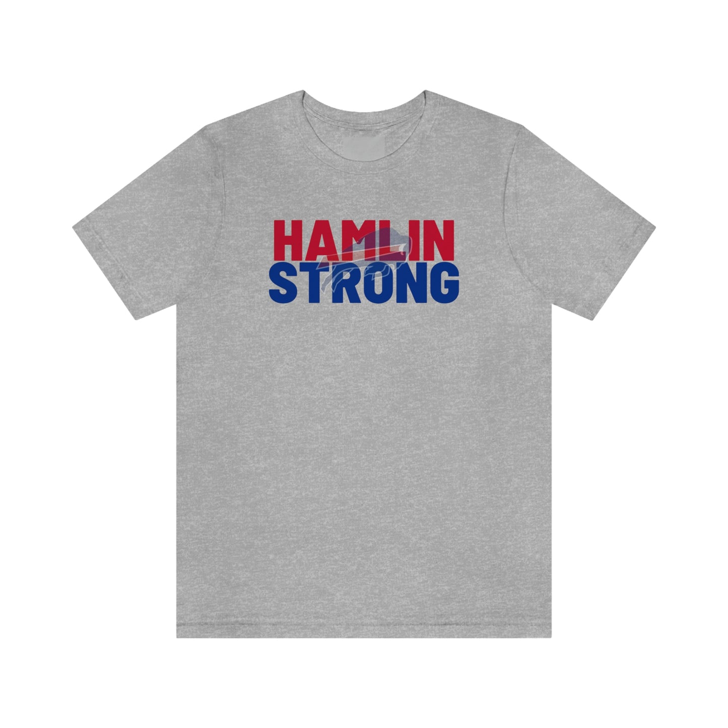 Hamlin Strong Damar Hamlin Buffalo Bills Logo #3 Unisex Jersey Short Sleeve Tee