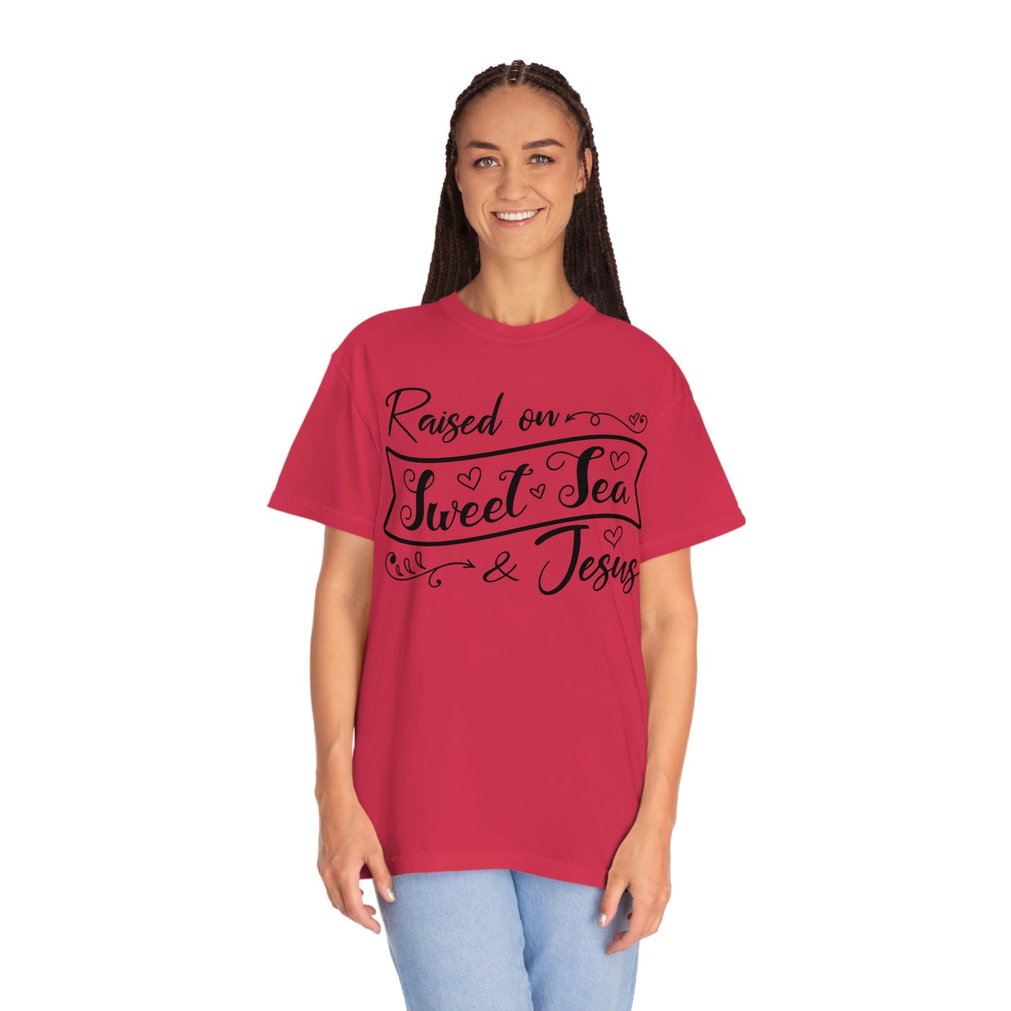 Southern Girl Raised on Sweet Tea & Jesus Tshirt