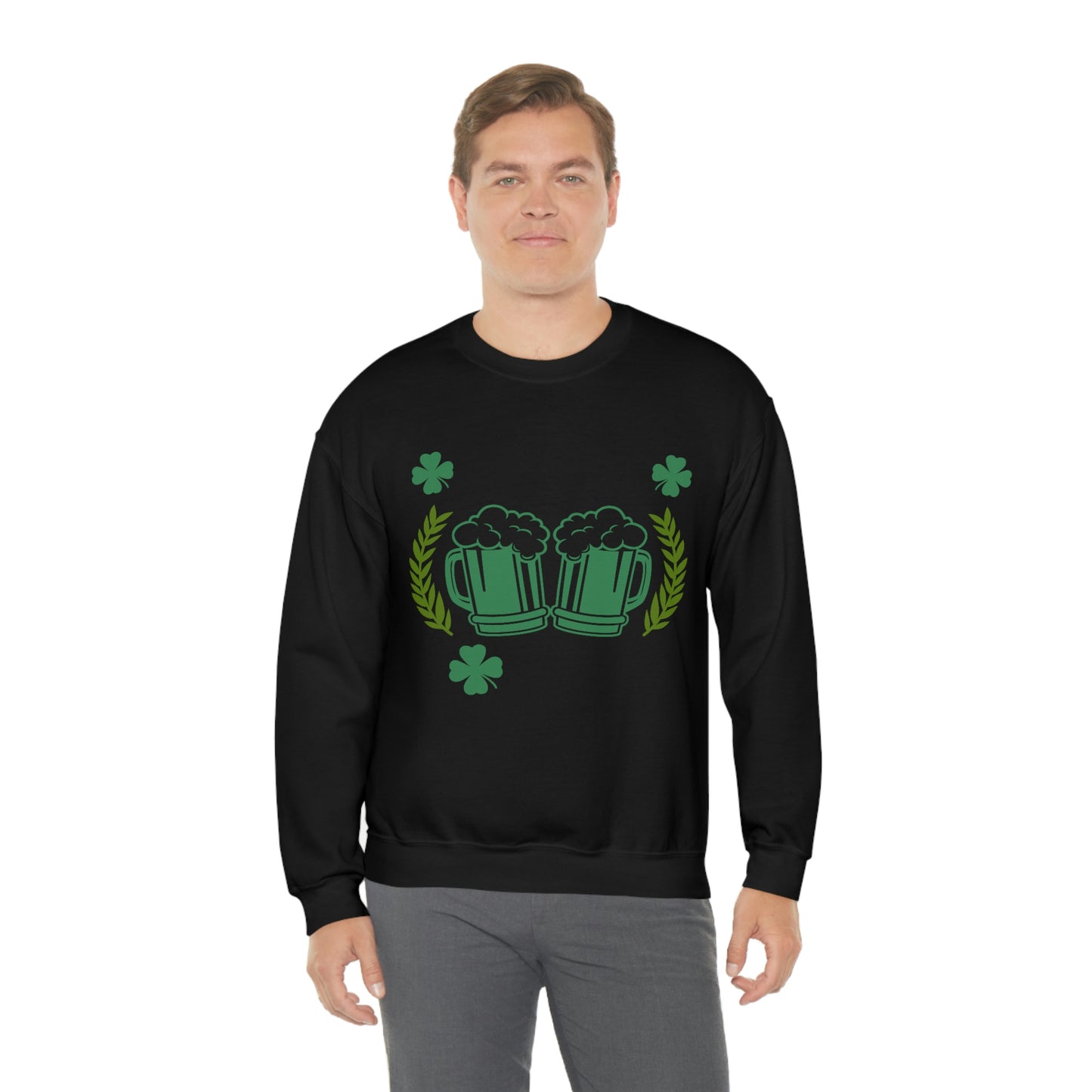 Cheers Fuckers Funny St. Patrick's Day Crewneck Sweatshirt