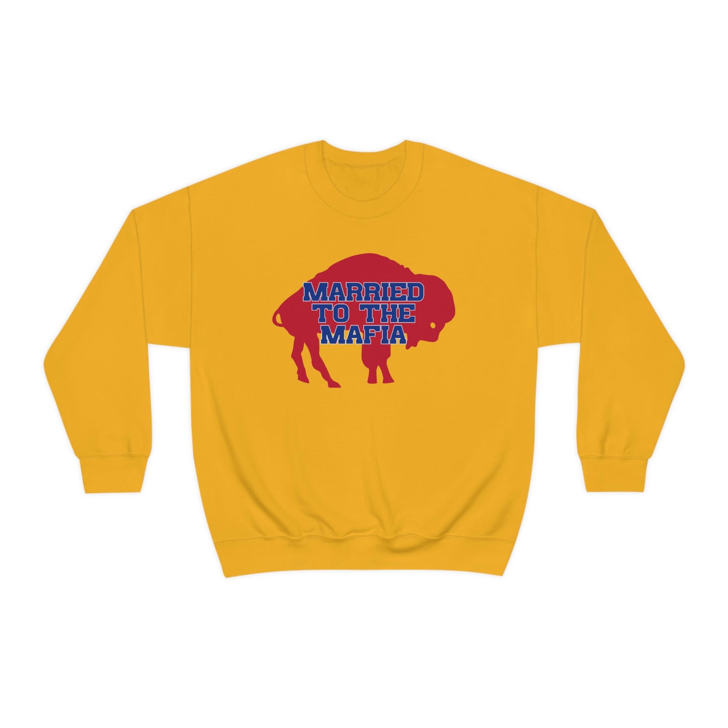 Married to the Mafia Buffalo Bills Football Crewneck Sweatshirt