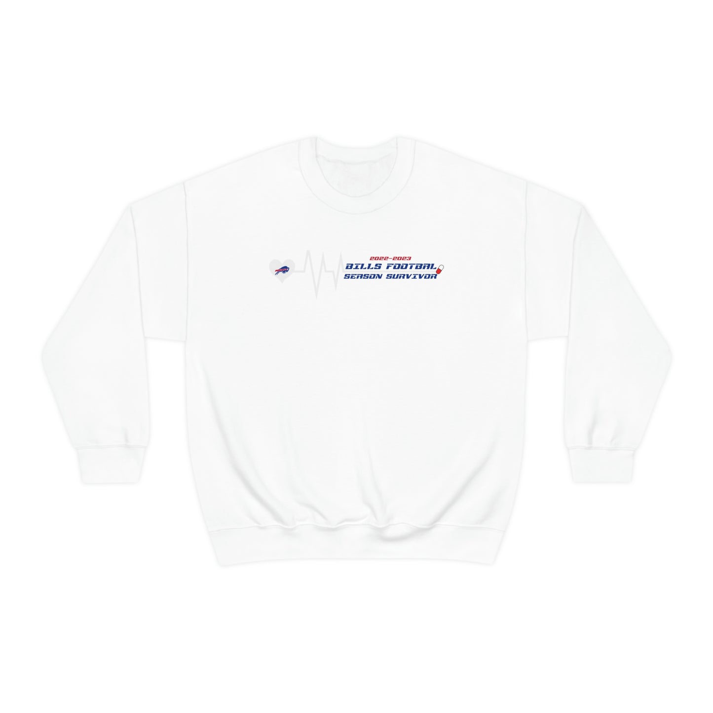 2022-2023 Buffalo Bills Football Season Survivor Bills Mafia Football Crewneck Sweatshirt