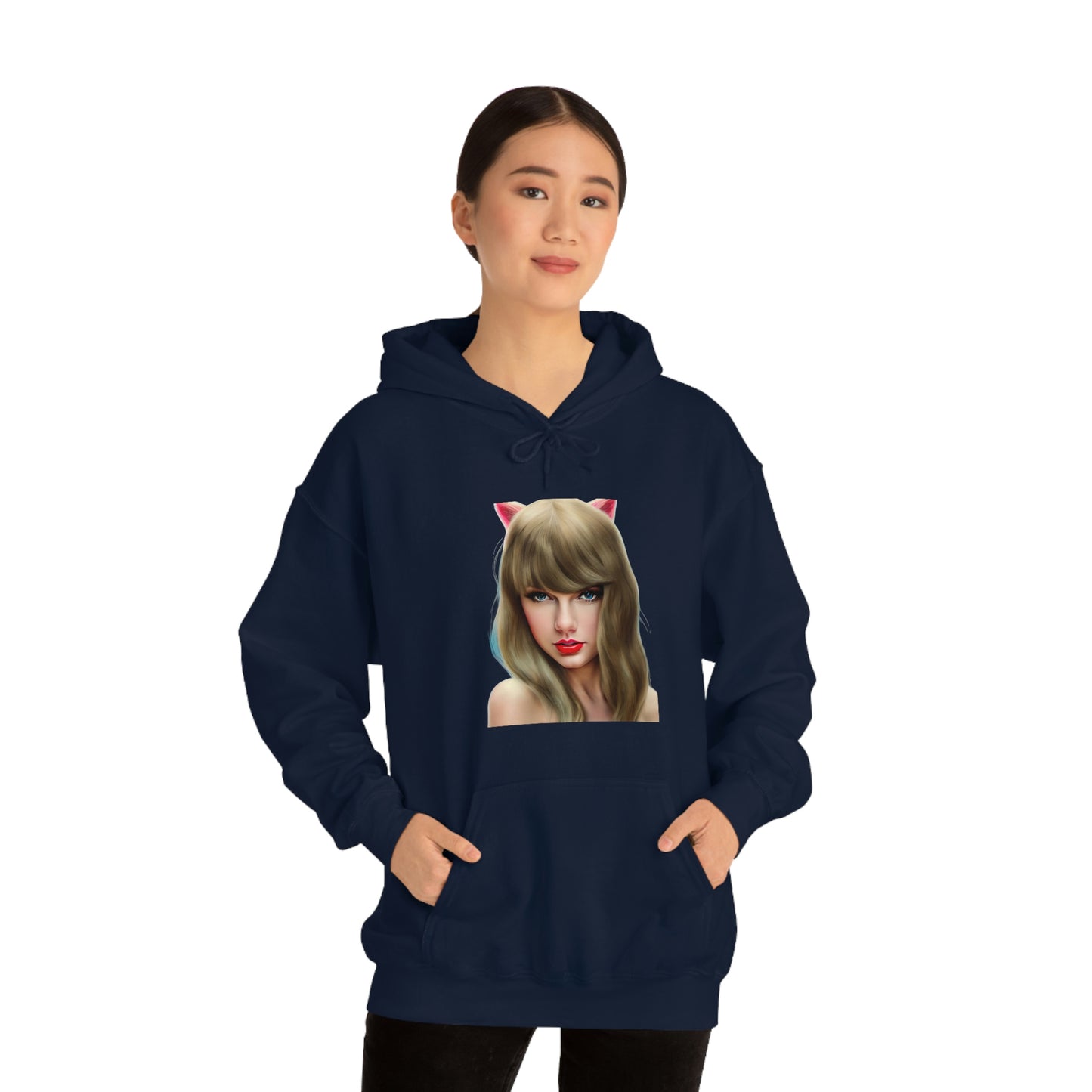 Taylor Swift Cat Ears T Swift Taylor Swift Merch Fan Swifty Gift Hooded Sweatshirt