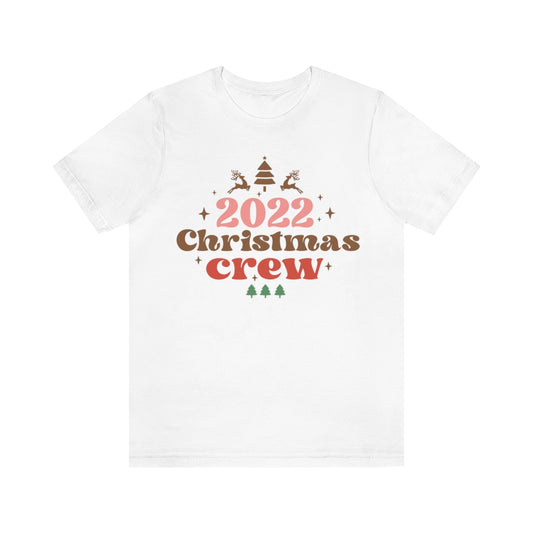 2022 Christmas Crew Family Christmas Reindeer Tshirt