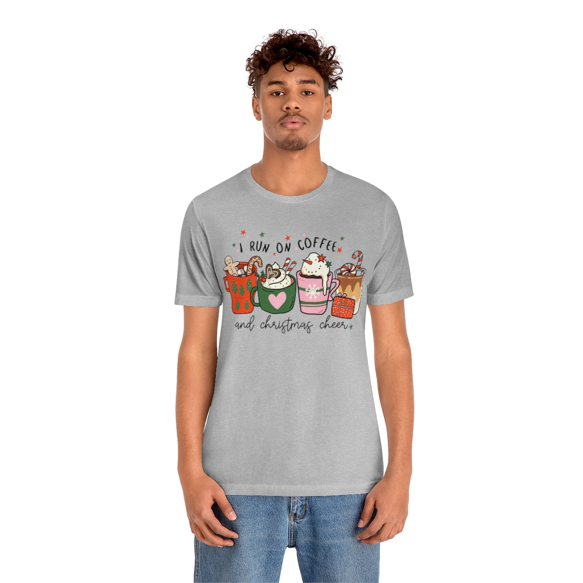 I Run On Coffee & Christmas Cheer Tshirt