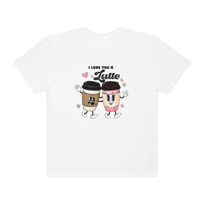 I Love You a Latte Premium Valentines Day Tshirt