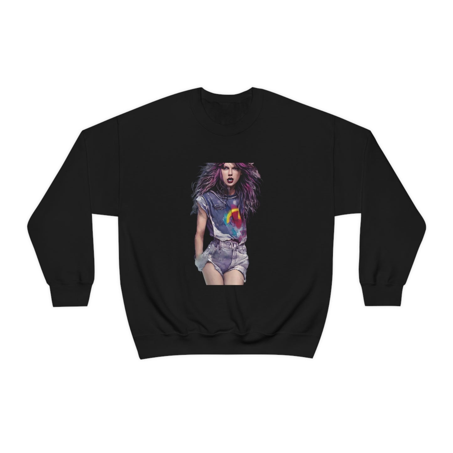 Punk Taylor Swift Rocking T Swift Taylor Swift Merch Fan Swifty Gift Crewneck Sweatshirt