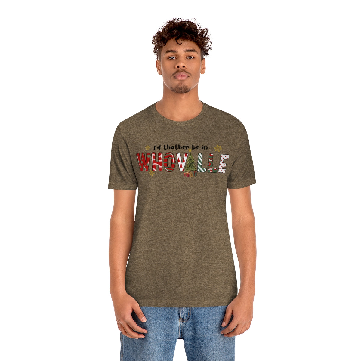 I'd Rather Be In Whoville Cute Christmas Holiday Tshirt