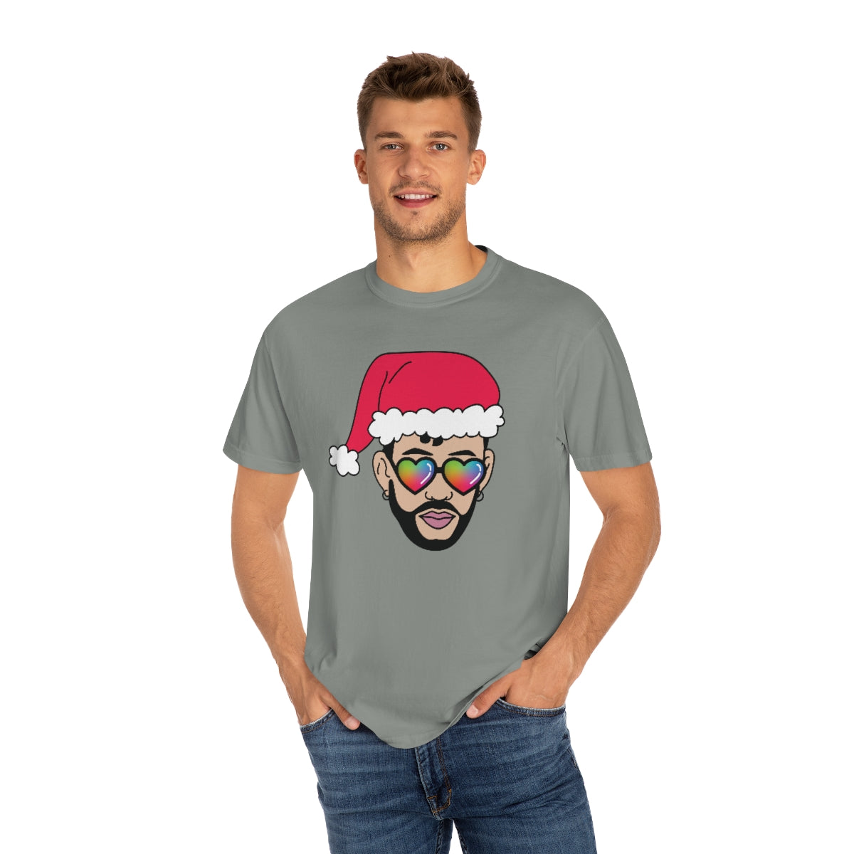 Bad Bunny Santa Christmas TeeShirt