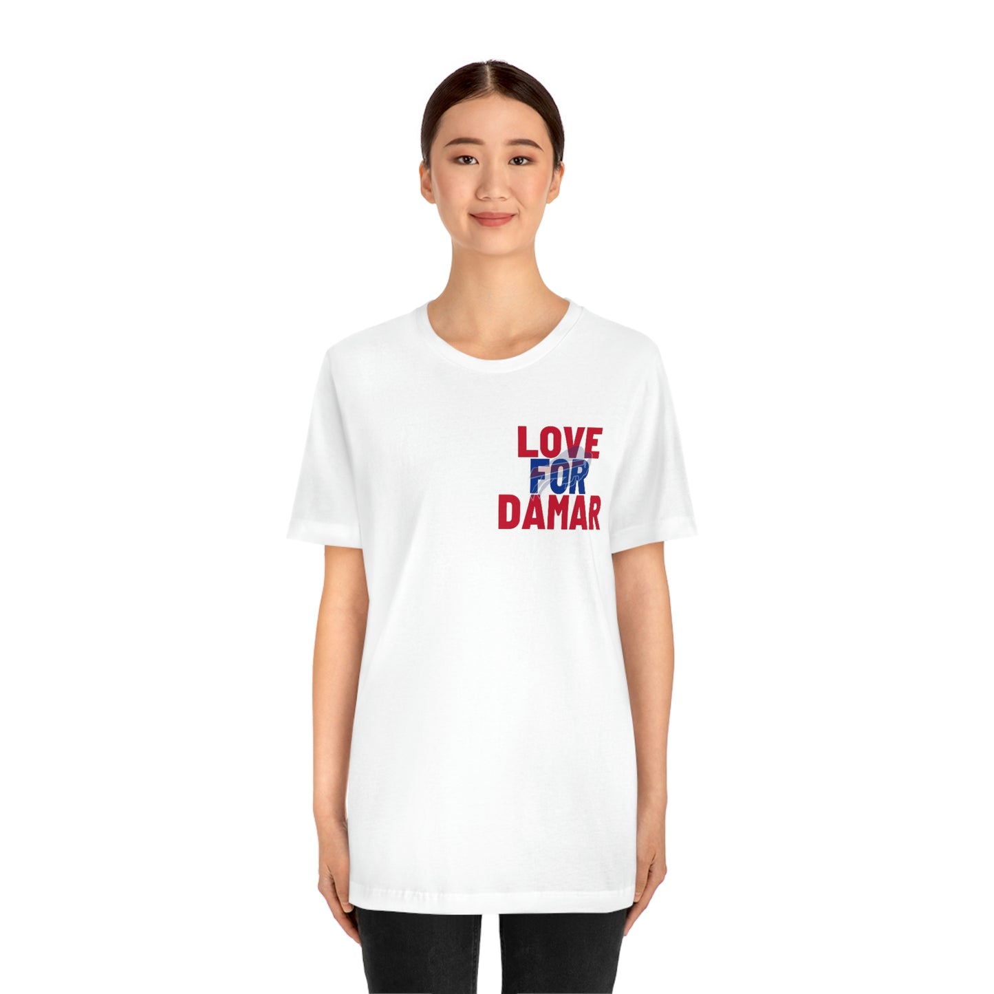 Love for Damar Hamlin Buffalo Bills Hamlin Strong Love for #3 Unisex Jersey Short Sleeve Tee