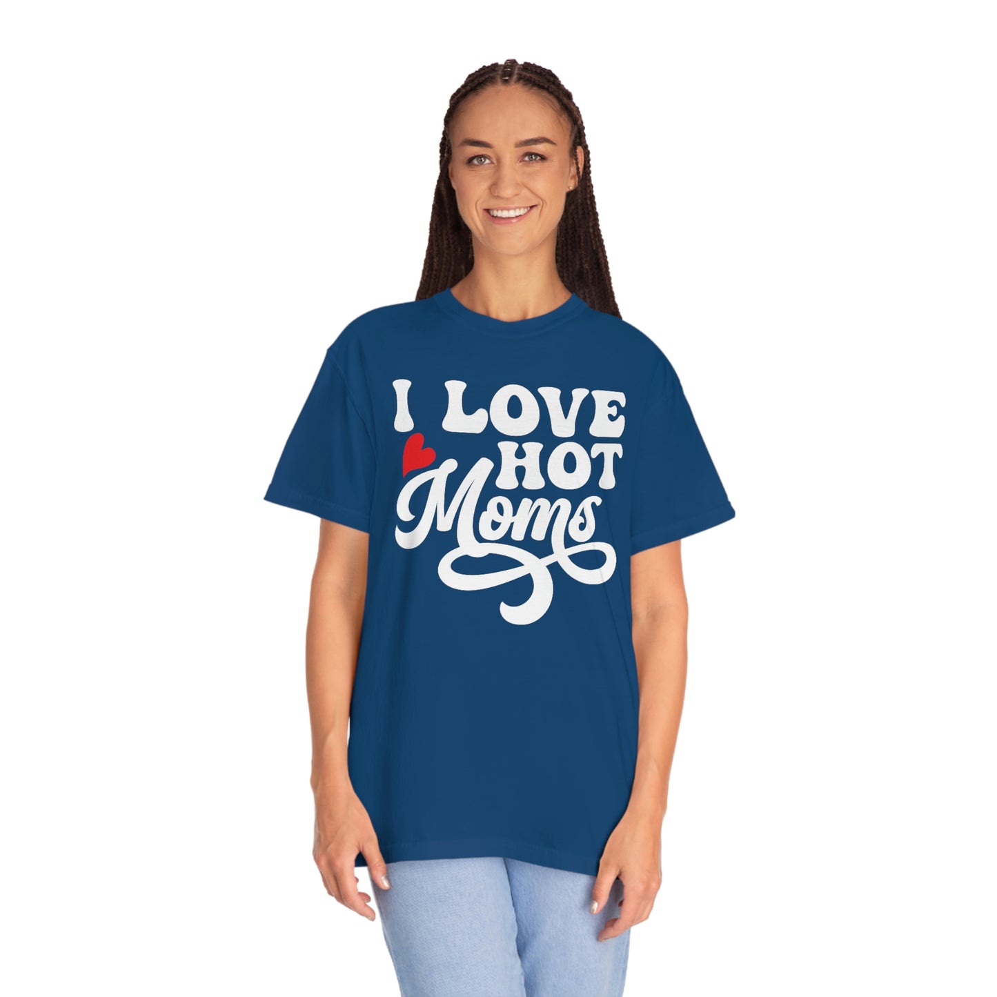 Retro I Love Hot Moms Tshirt