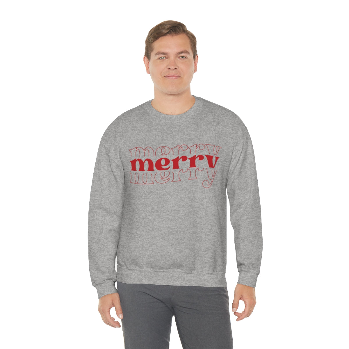 Merry Merry Merry Christmas Sweatshirt