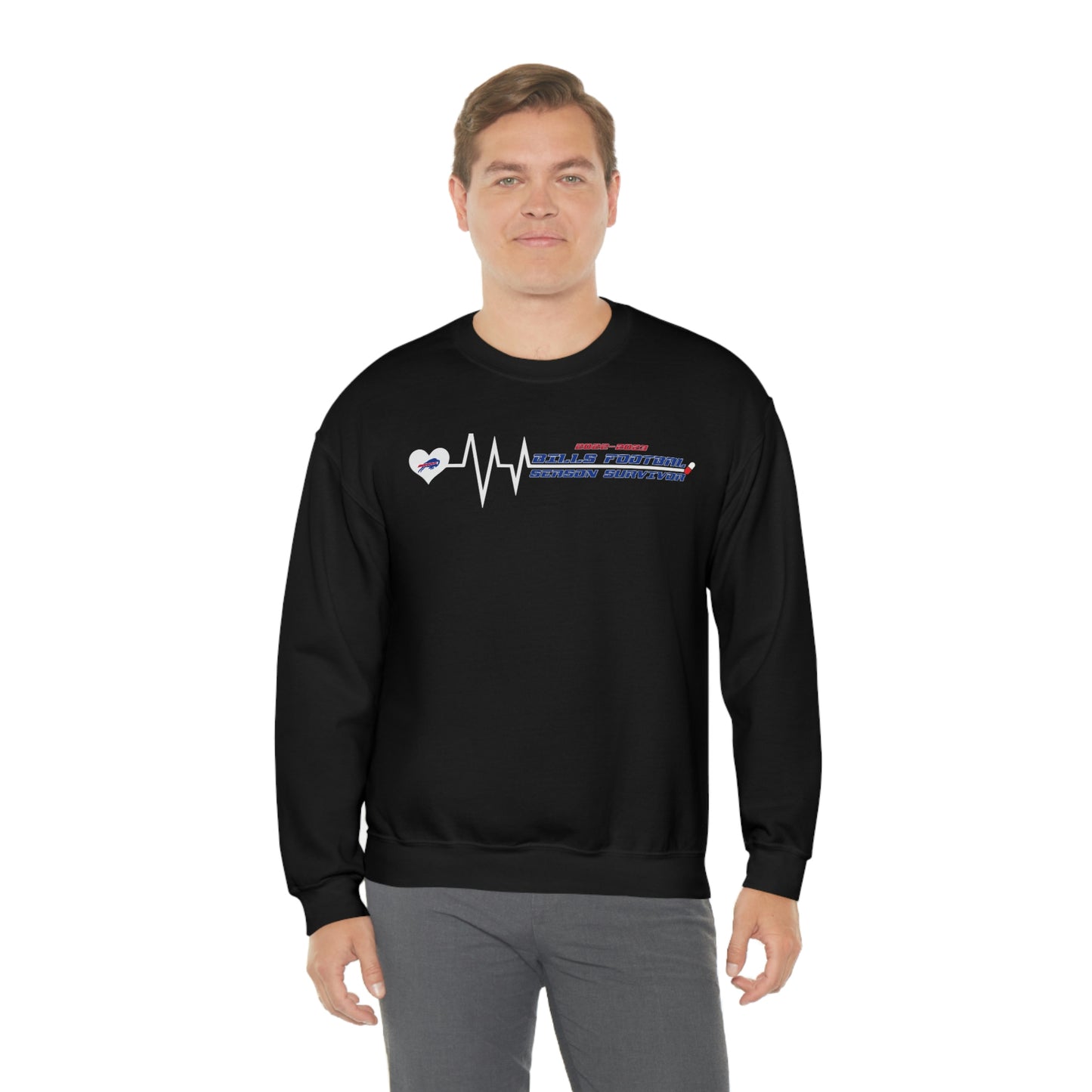 2022-2023 Buffalo Bills Football Season Survivor Bills Mafia Football Crewneck Sweatshirt