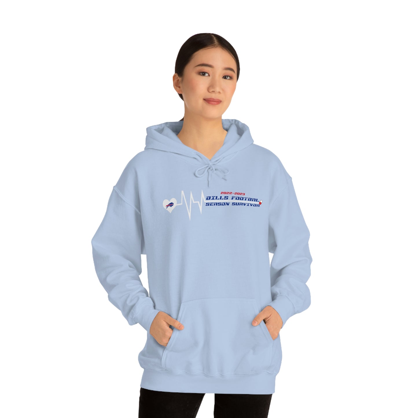 2022-2023 Buffalo Bills Football Season Survivor Bills Mafia Football Hooded Sweatshirt