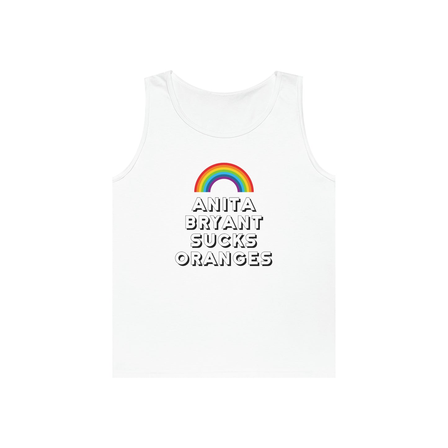 Anita Bryant Sucks Oranges Gay Pride Gay Rights Rainbow Tank Top