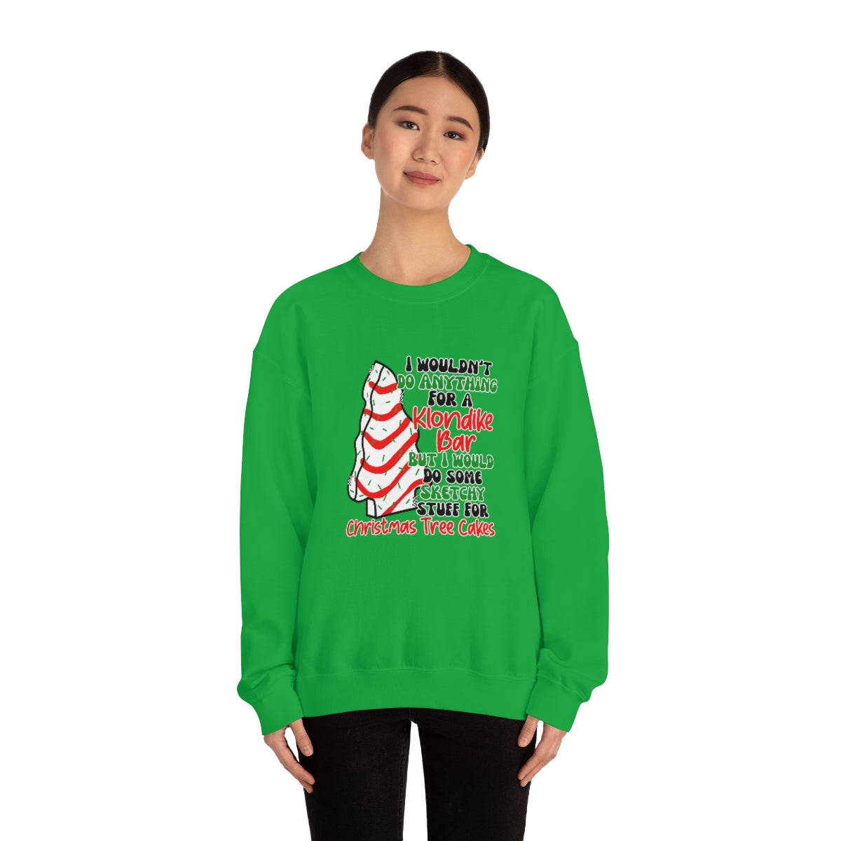 Tasty Christmas Cake Xmas Holiday Sweatshirt