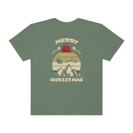 Merry Christmas Vintage Retro Ornament Tshirt