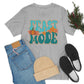 Feast Mode Cute Thanksgiving Tshirt Design | Thanksgiving TShirt | Thanksgiving T-Shirt | Thanksgiving Teeshirt Design on Unisex Jersey Short Sleeve Tee