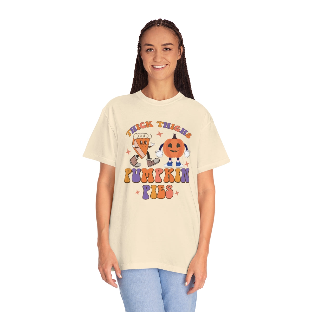 Thick Thighs Pumpkin Pies Thanksgiving TeeShirt