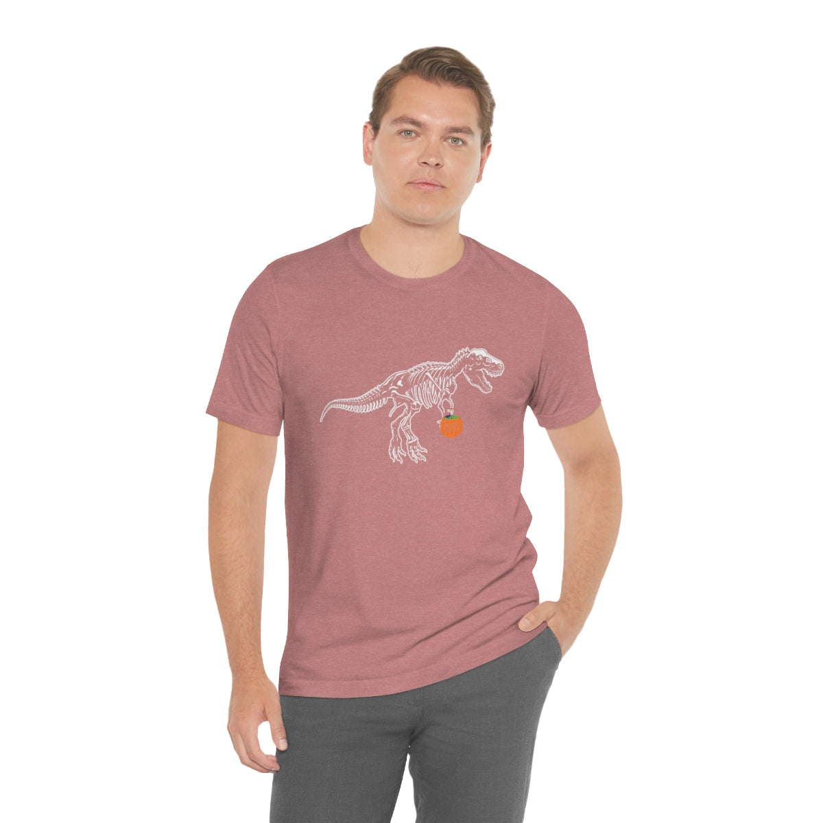 T-Rex and Pumpkin Halloween Trick or Treat T-Shirt