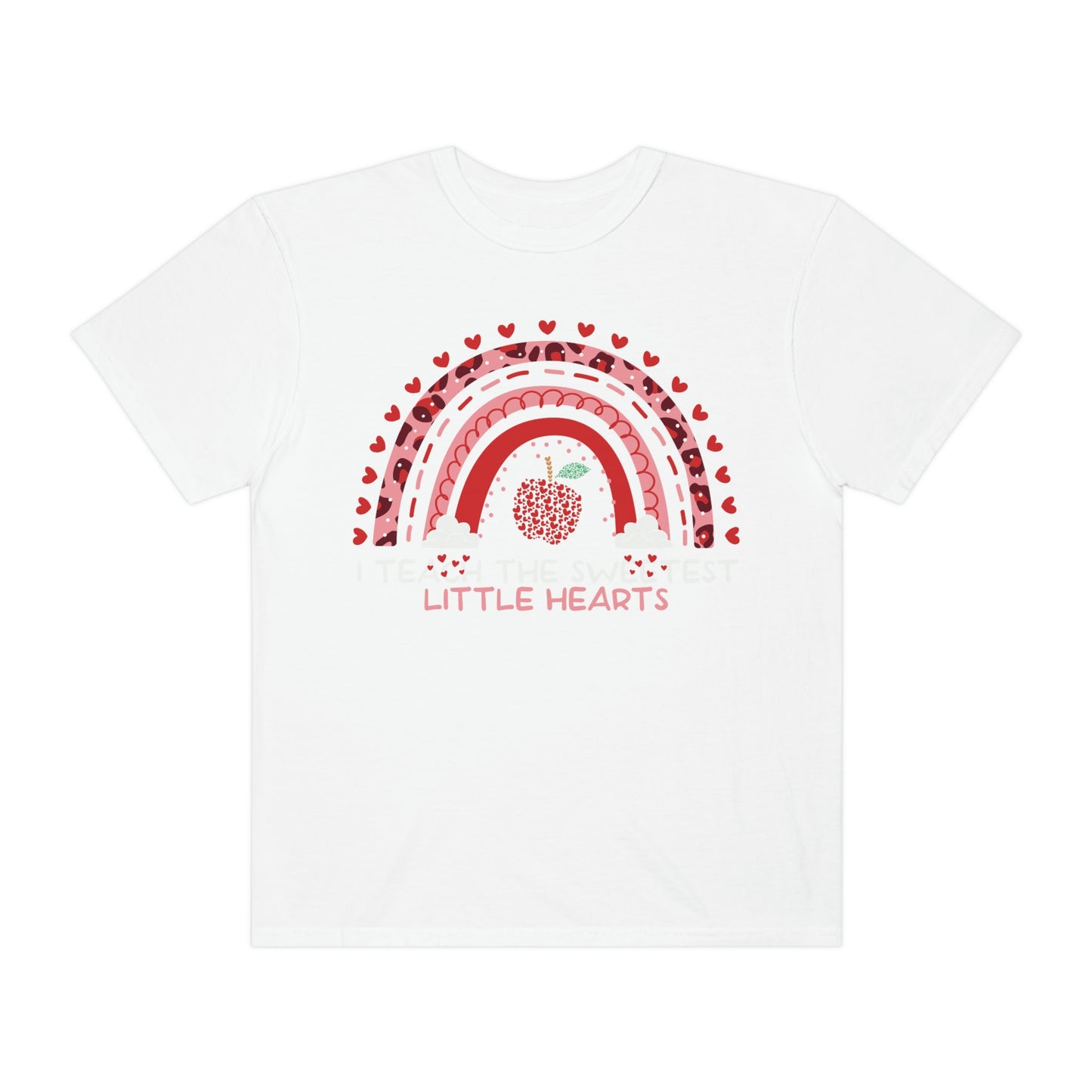 I Teach the Sweetest Little Hearts Teacher Valentines Day Tshirt