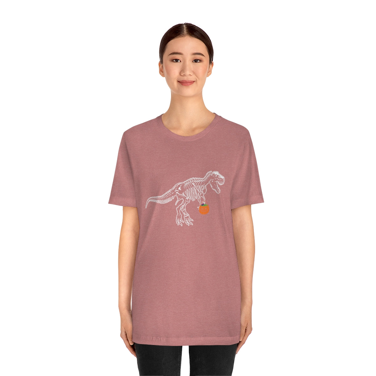 T-Rex and Pumpkin Halloween Trick or Treat T-Shirt