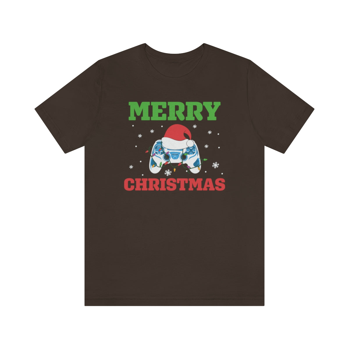 Video Game Controller Merry Christmas Holiday Tshirt