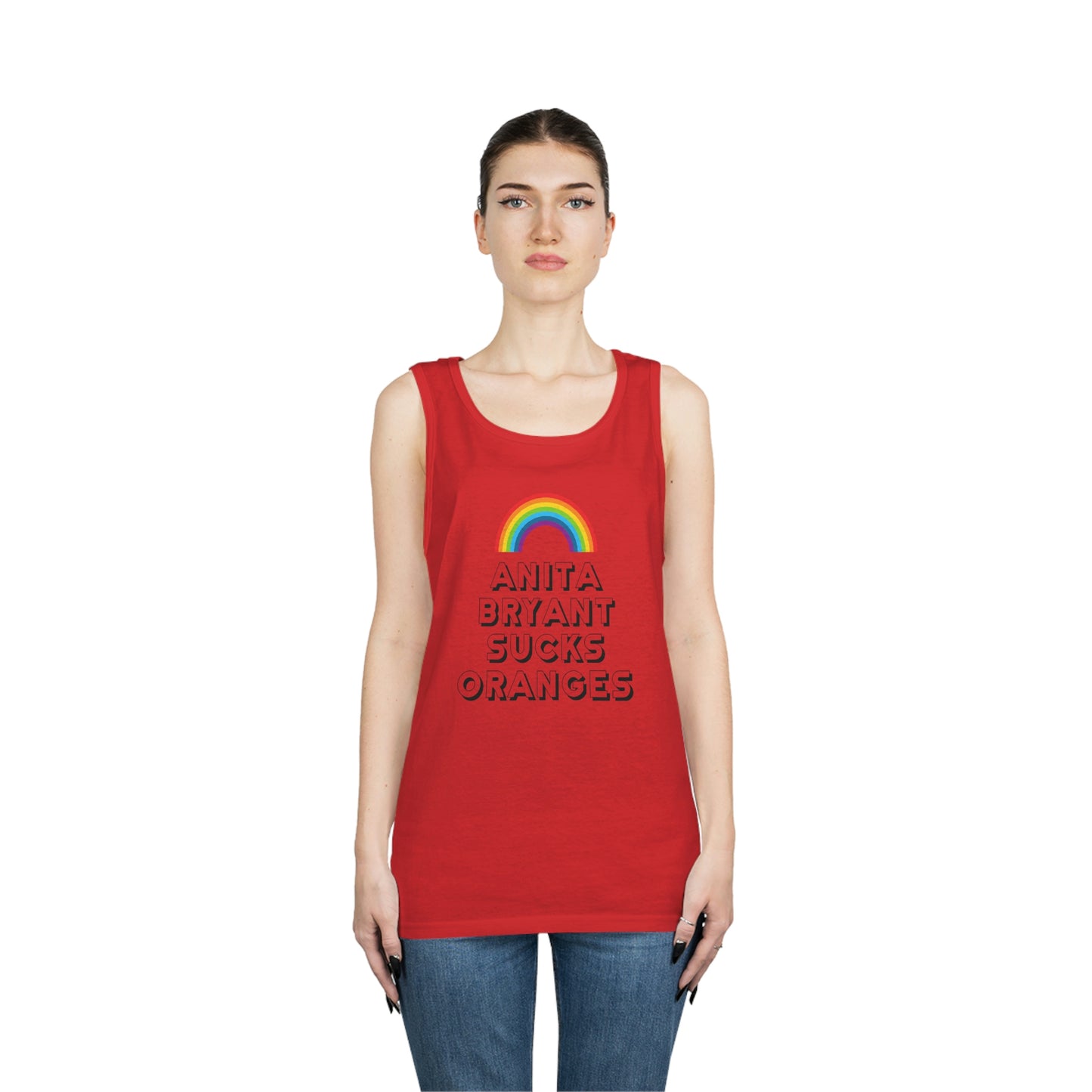 Anita Bryant Sucks Oranges Gay Pride Gay Rights Rainbow Tank Top