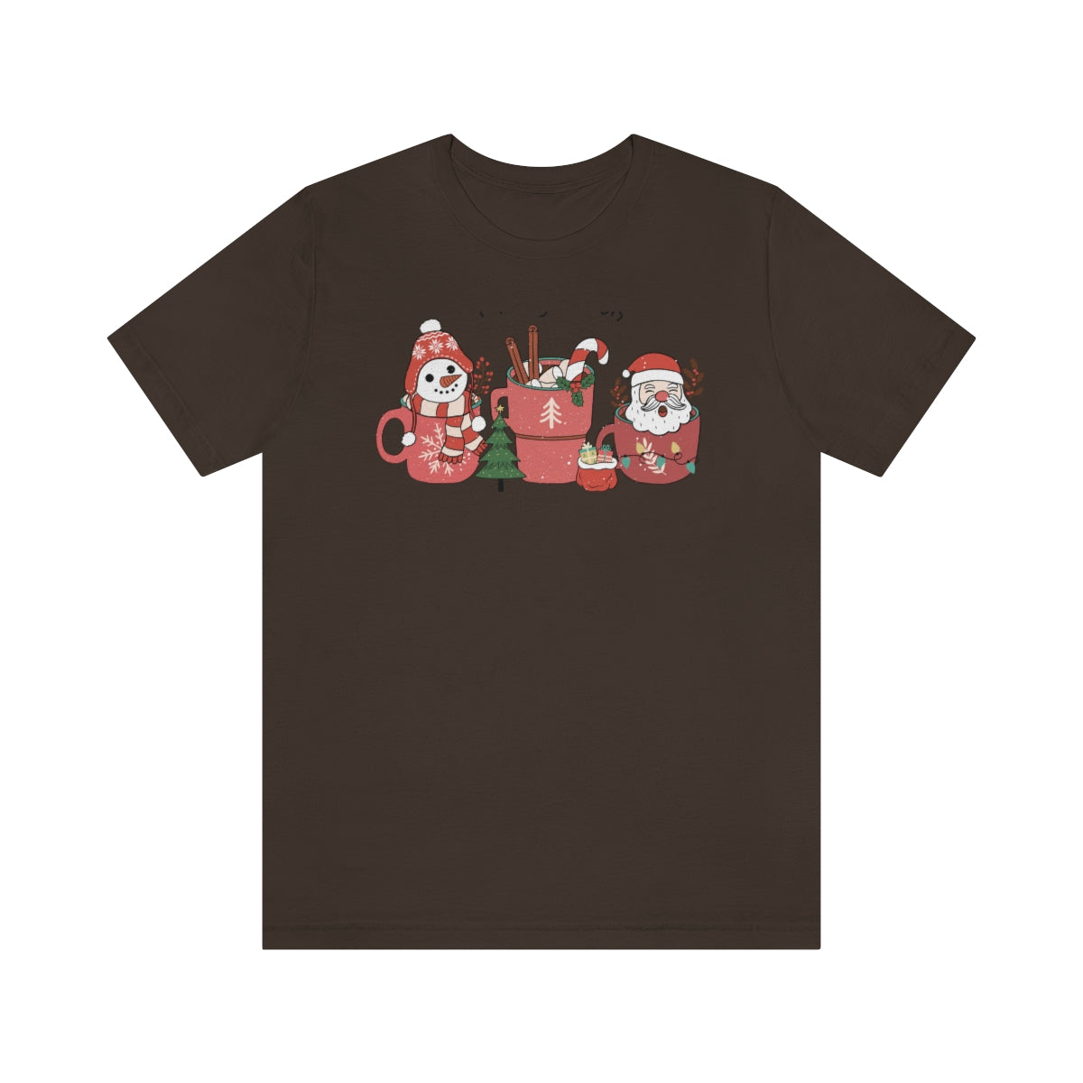 Merry Christmas Coffee Tshirt on Unisex Jersey Short Sleeve Tee