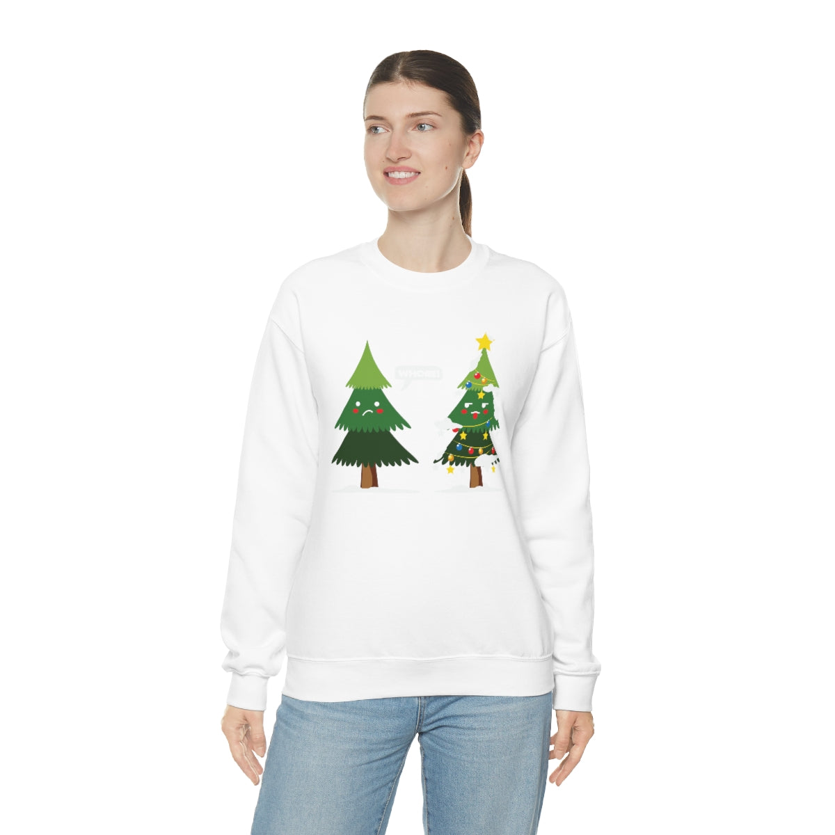 Funny Christmas Trees Cursing Xmas Sweatshirt