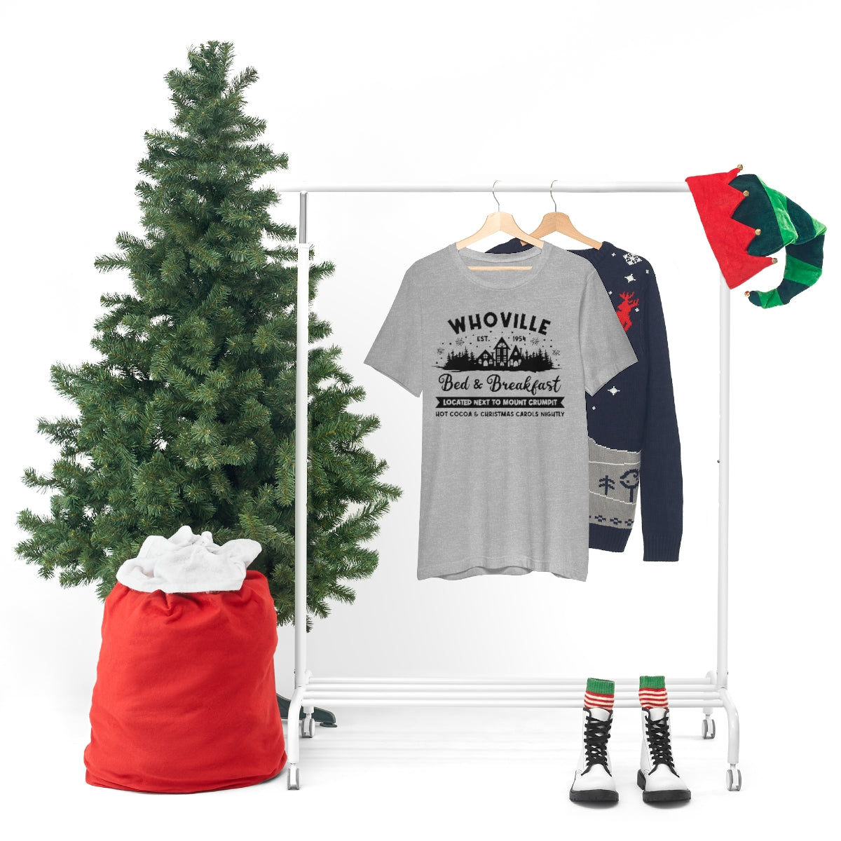 Whoville Bed & Breakfast Cute Christmas Holiday Tshirt