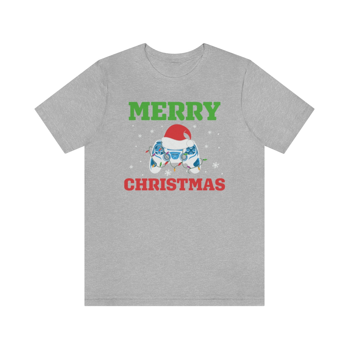 Video Game Controller Merry Christmas Holiday Tshirt