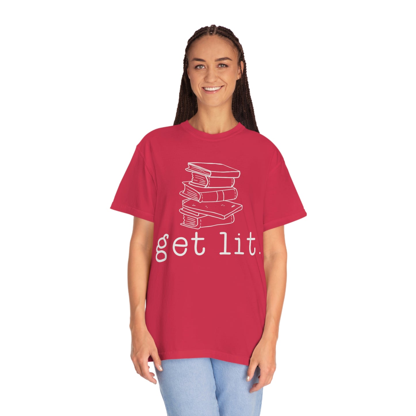 "Get Lit" Reading Books Tshirt